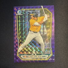 Topps 2026 Bowman Chrome Prospects Shotaro Morii Purple #BCP-48 179/250 A's
