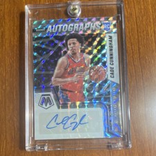 Cade Cunningham - Panini 2021-22 Mosaic Rookie Autographs RAM-CCH - Pistons