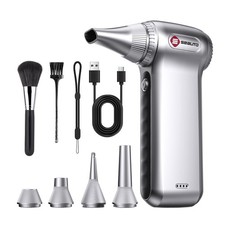 Compressed Air Duster-125,000 RPM Cordless Electric Air Duster, Rechargeable ...