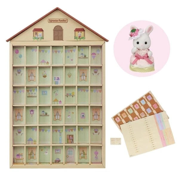 Sylvanian Families CALENDARIO BEBÉ Calico Critters Época Japón Nuevo Foto 2 de 4