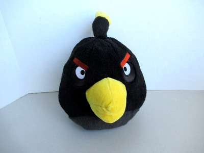 Rovio Angry Birds Bomb Black Character Plush 8-10'' Stuffed Animal Toy w/SOUND