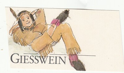 GIESSWEIN Aufkleber - Sticker Sammler Vintage