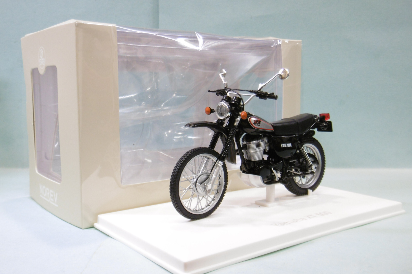 YAMAHA XT500 1988 Norev 182045 Moto Miniature Métal Noir 1/18 Neuf