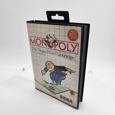 sega mega cartridge multi player Monopoly no instructions-untested