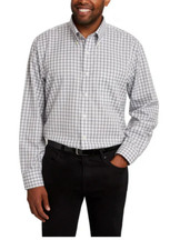 Kirkland Signature Men's Traditional Fit Dress Shirt Plaid, Size 17 x 36/37