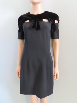 fendi cut out dress Fendi Cut-out Draped Wool Dress