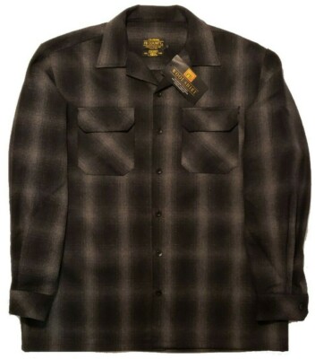 FB COUNTY WOOL SHIRT OLD SCHOOL OG LOWRIDER CHICANO BIKER FLANNEL