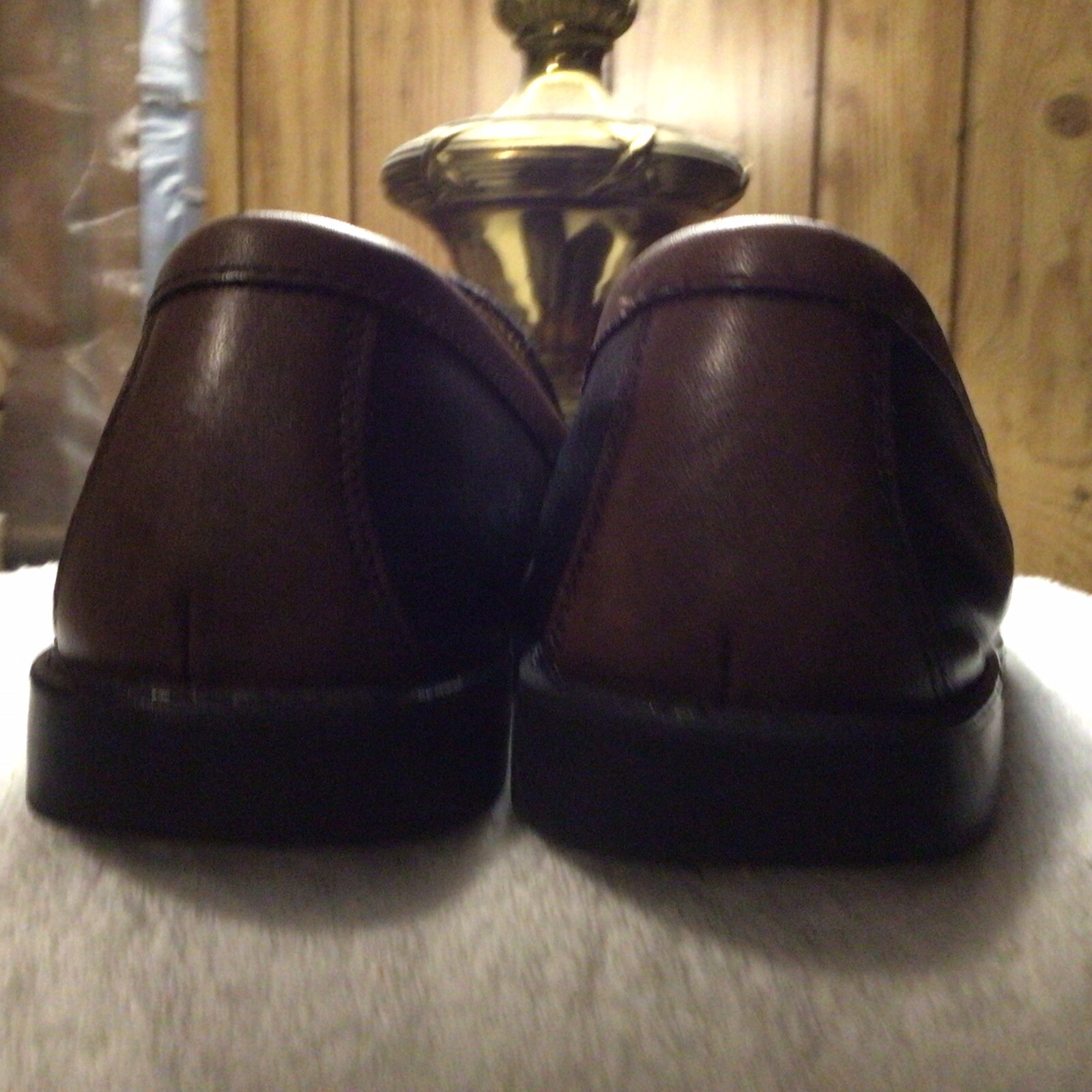 SAOLA Mocassini uomo Giorgio Brutini in pelle marrone nero taglia 10 5