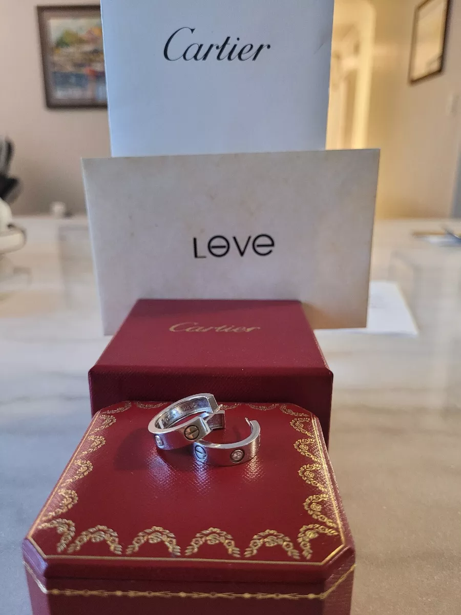 Cartier love earrings, Luxury, Accessories on Carousell