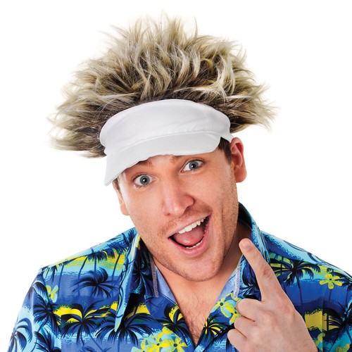 Funny Golfer Hat with Attached Hair 