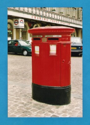 6x4 Foto - Royal Mail ''VR'' Postkasten mit doppelter Blende - Charing Cross Stn, London