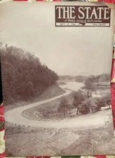 RARE VINTAGE 1946 THE STATE MAGAZINE NORTH CAROLINA FOREST CITY MEMORIAL NC  24