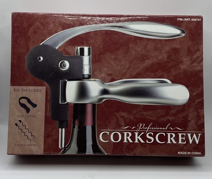 Corkscrew Opener Kit Professional 2 Extra Screws Missing