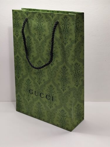 Gucci Busta GG Shopping Bag Gift Bag Busta di carta con manici di stoffa h. 29cm - Foto 3 di 7