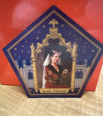 Universal Studios Harry Potter Ignatia Wildsmith Wizard Chocolate Frog Card
