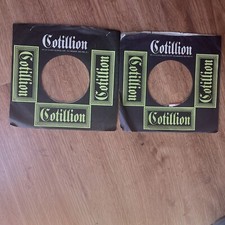 45 COMPANY RECORD SLEEVES. LOT OF TWO COTILLION.