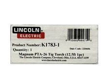Lincoln Electric K1783-1 PTA-26 Pro-Torch TIG Torch 12.5ft 1pc