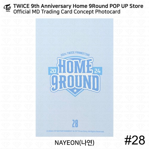 TWICE 9th Anniversary Home9Round Pop Up Store MD Trading Card Photocard KPOP - Picture 32 of 129