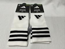 Adidas Soccer Socks MEDIUM Copa Zone Cushion Arch Ankle Compression Lot of 2