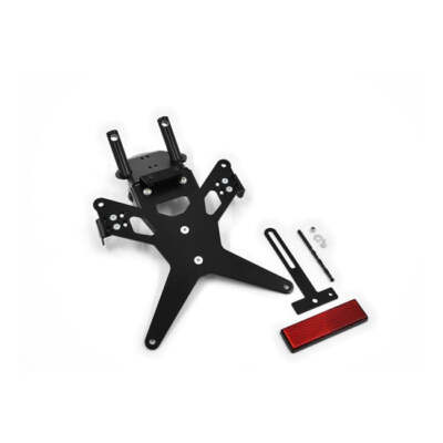 Zieger Motorbike License Plate Bracket X-Line Black For Kawasaki