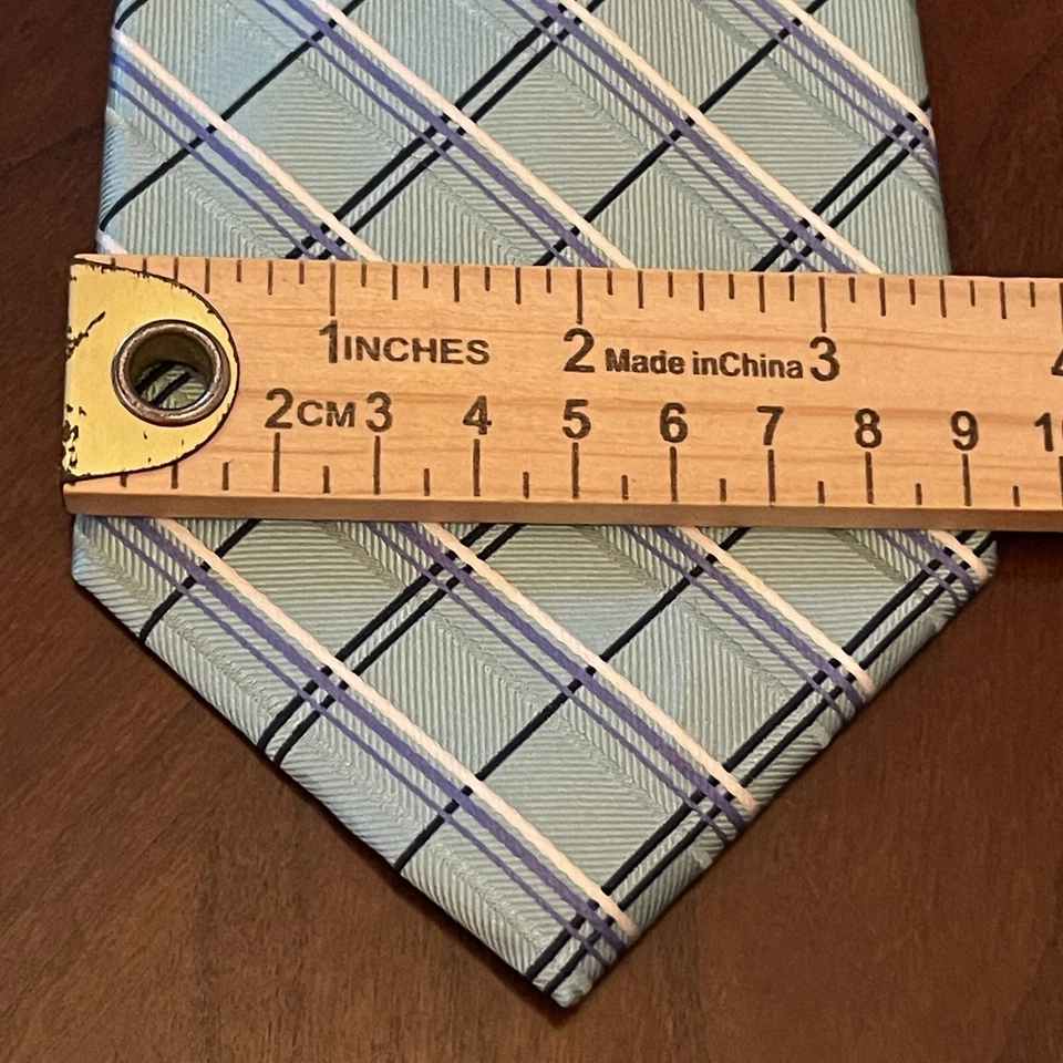 Corbata de cuello para hombre Saddlebred 100 % seda hecha a mano en China XL Foto 4 de 4