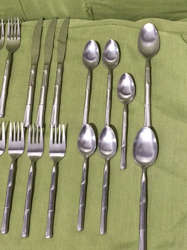 25 PC - CATHAY Stainless Flatware Set Lot - Afbeelding 4 van 9