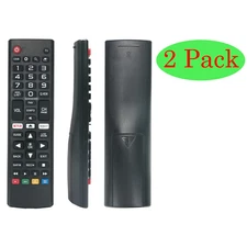 2 Pack Universal Remote Control AKB75675304 for All LG  LCD LED Smart TV 