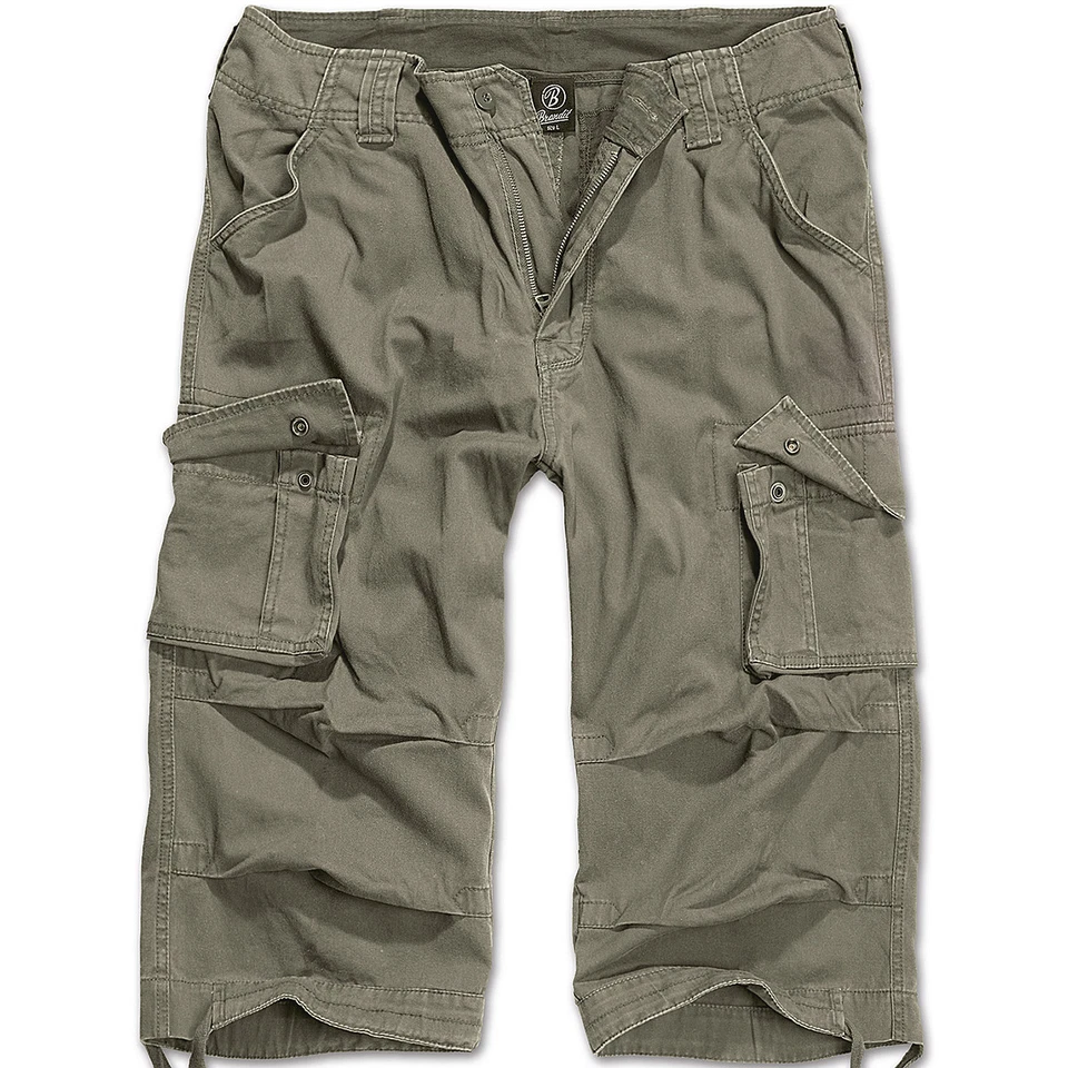 Légende Urbaine Brandit Vintage 3/4 Shorts Randonnée Camping Été Cargo Pantalon - Photo 1/1