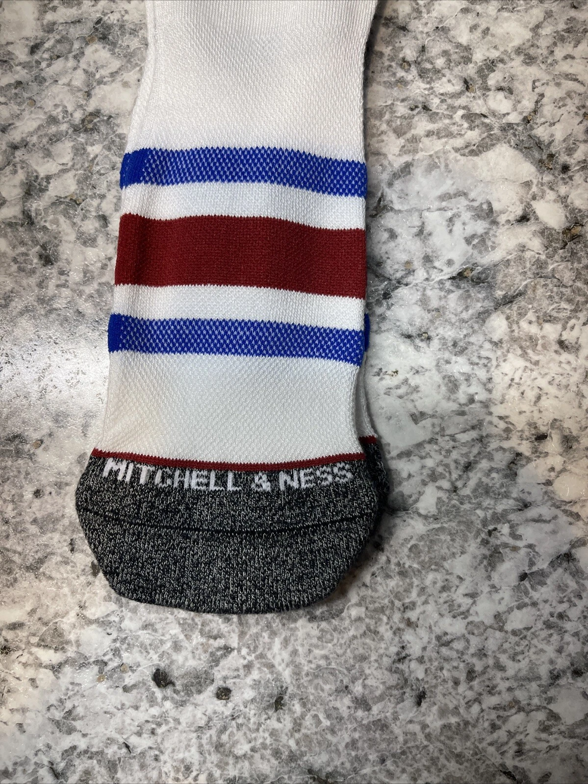 New England Patriots Interception Crew Socks - Mitchell & Ness - Size L/XL *NEW*