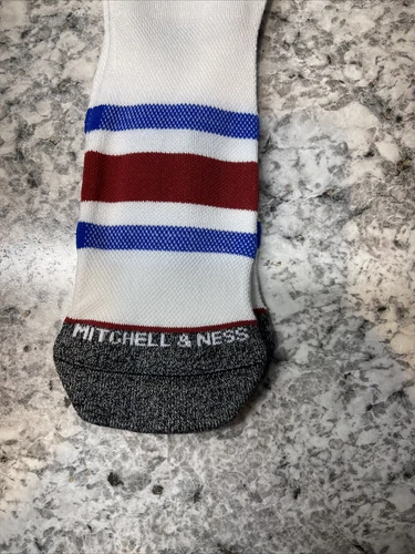 New England Patriots Interception Crew Socks - Mitchell & Ness - Size L/XL *NEW*