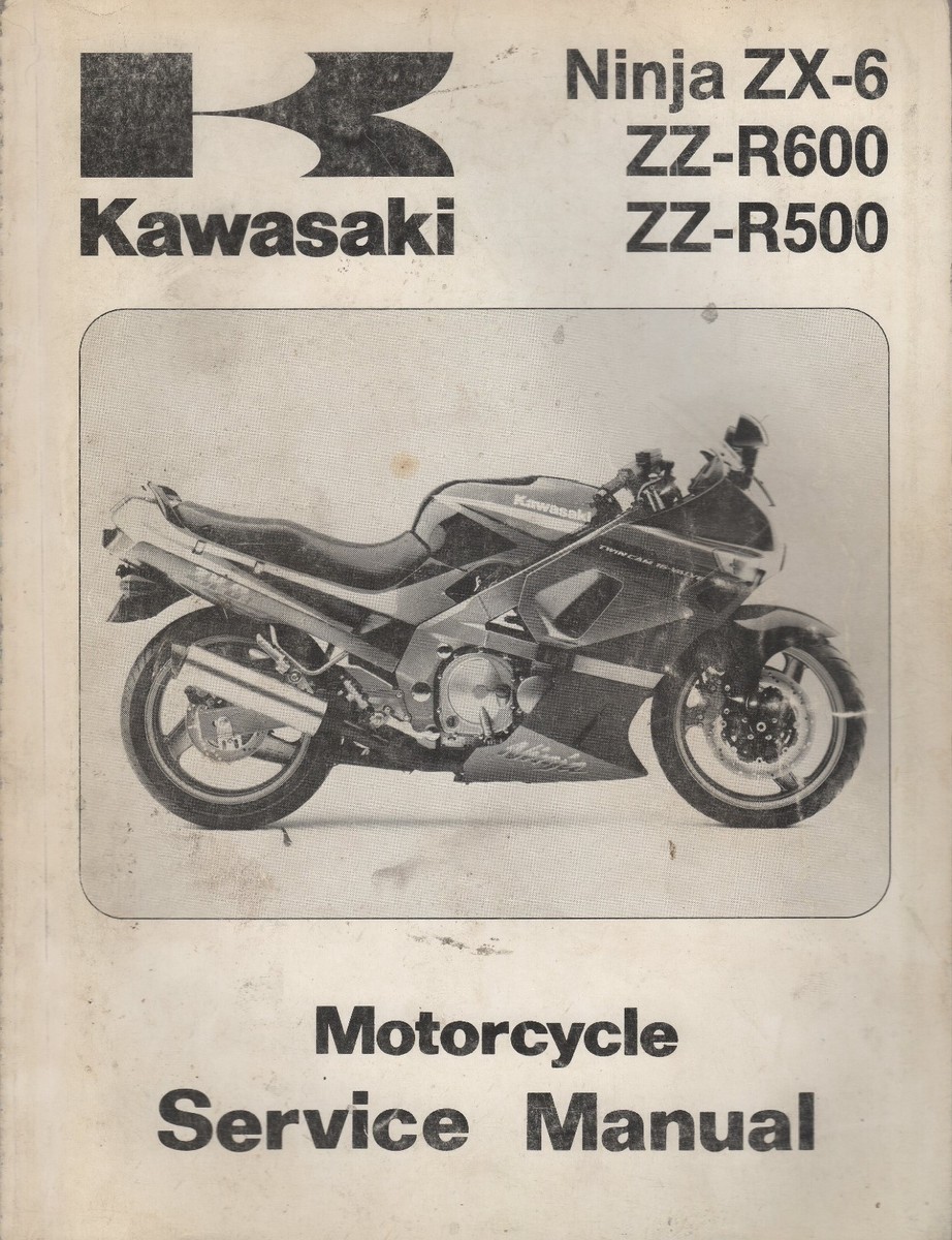 1990-1993 KAWASAKI MOTORCYCLE NINJA ZX-6 SERVICE MANUAL 99924-1128