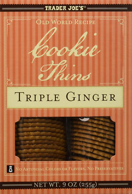Cookie Thins Triple Ginger 9 Oz