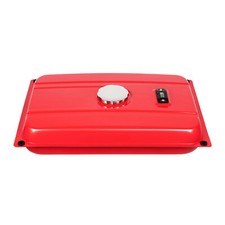 Universal Generator Gas Fuel Tank w/ Chrome Cap Gauge Petcock Valve Red