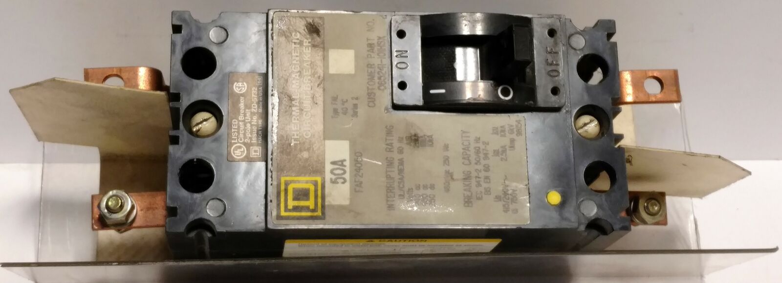 Square D FAF24050  50 A Molded Case Circuit Breaker Oferty akcji
