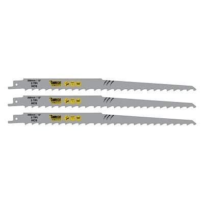 3 x SabreCut S1617K Reciprocating Sabre Saw Blades Very Fast Cut Wood Green Wood