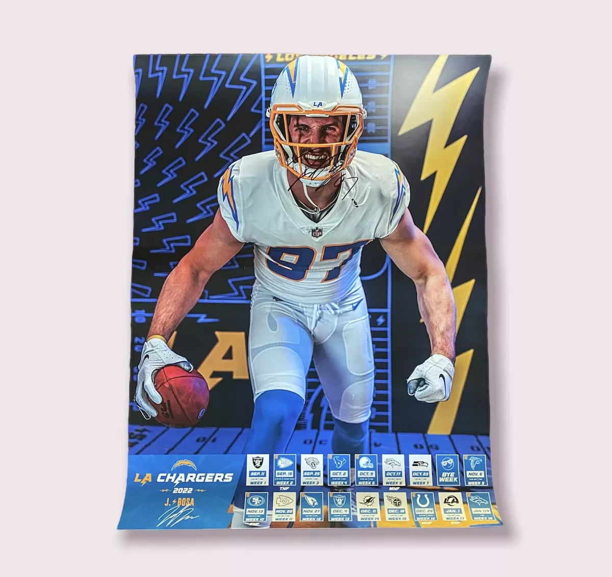 Joey Bosa Autographed Los Angeles Chargers Jersey