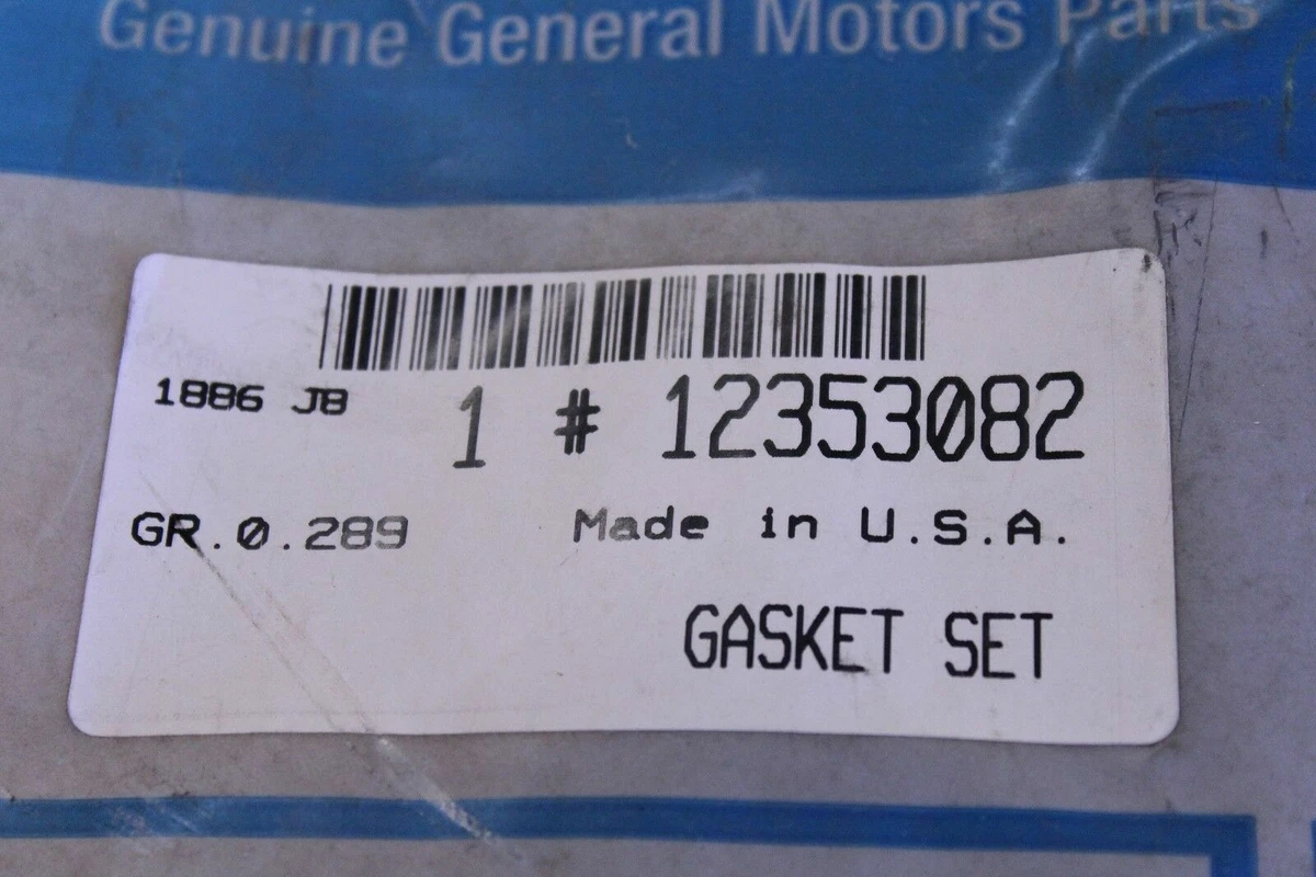 GM OEM-Valve Grind Gasket Kit 12353082 | eBay 