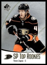 2021-22 SP Top Rookies Trevor Zegras Rookie Anaheim Ducks #TR-50