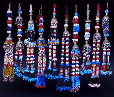 1 pc nomad KUCHI Tribal dance troddel Quasten VINTAGE BANJARA ATS GYPSY TASSEL