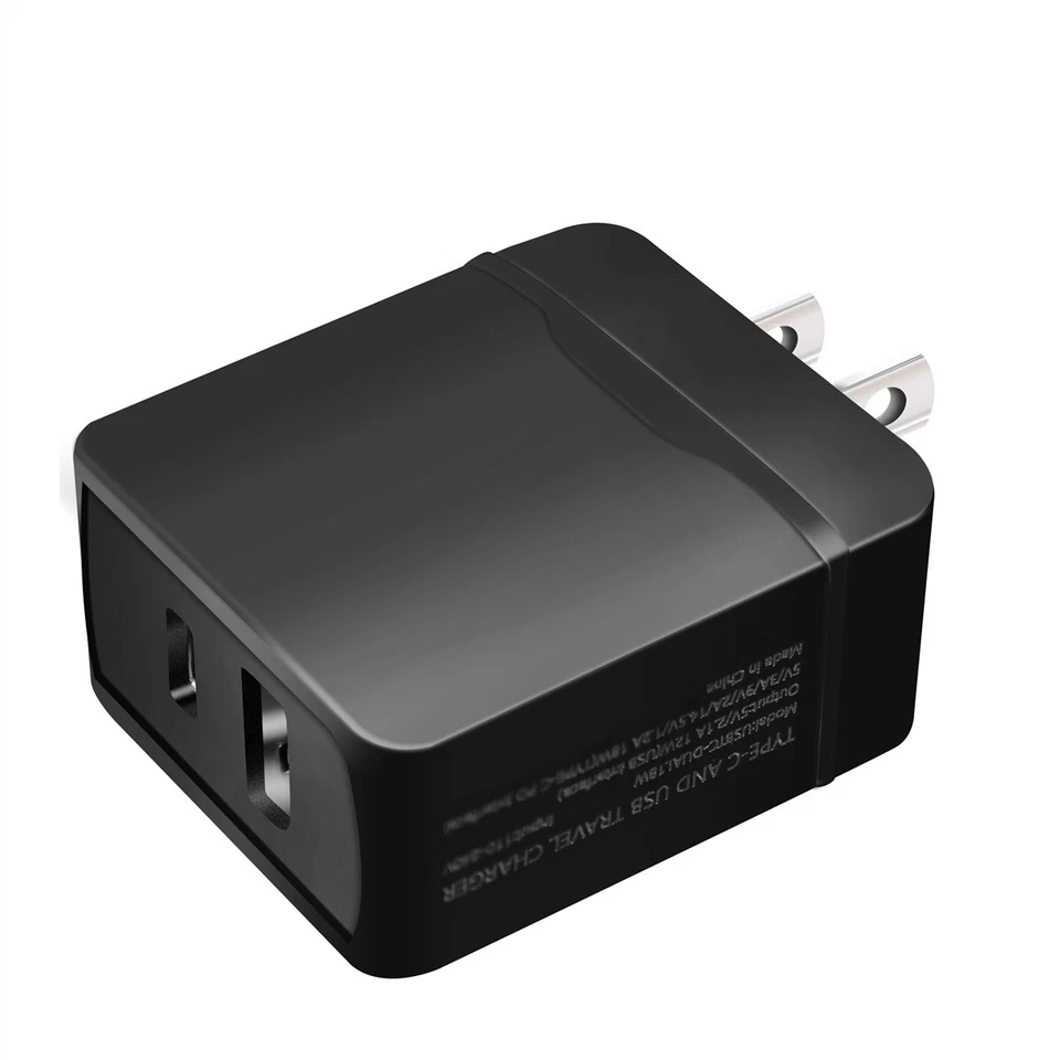 2 in 1 PD Fast Type C Dual Ports Wall Charger for iPhone 15 Pro Max,15 Pro,15 - Image 2 of 4