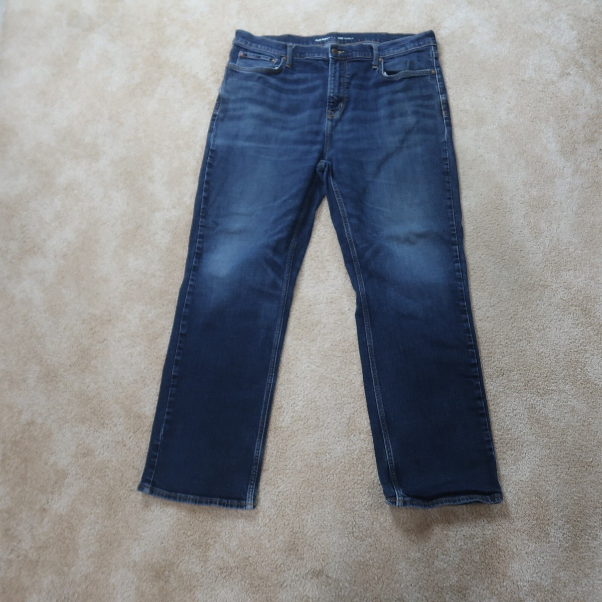 Old Navy Loose Straight leg Jeans Men's 40x32 denim Blue