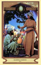 Maxfield Parrish Lampseller of Bagdad Art Deco Print 11"x17" on Poster Stock !