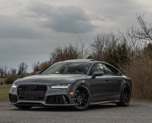 19” ROHANA RF2 MATTE BLACK WHEELS RIMS FOR AUDI A3 S3 A4 Q3 Q5 19X8.5 ET.35 - Picture 11 of 12