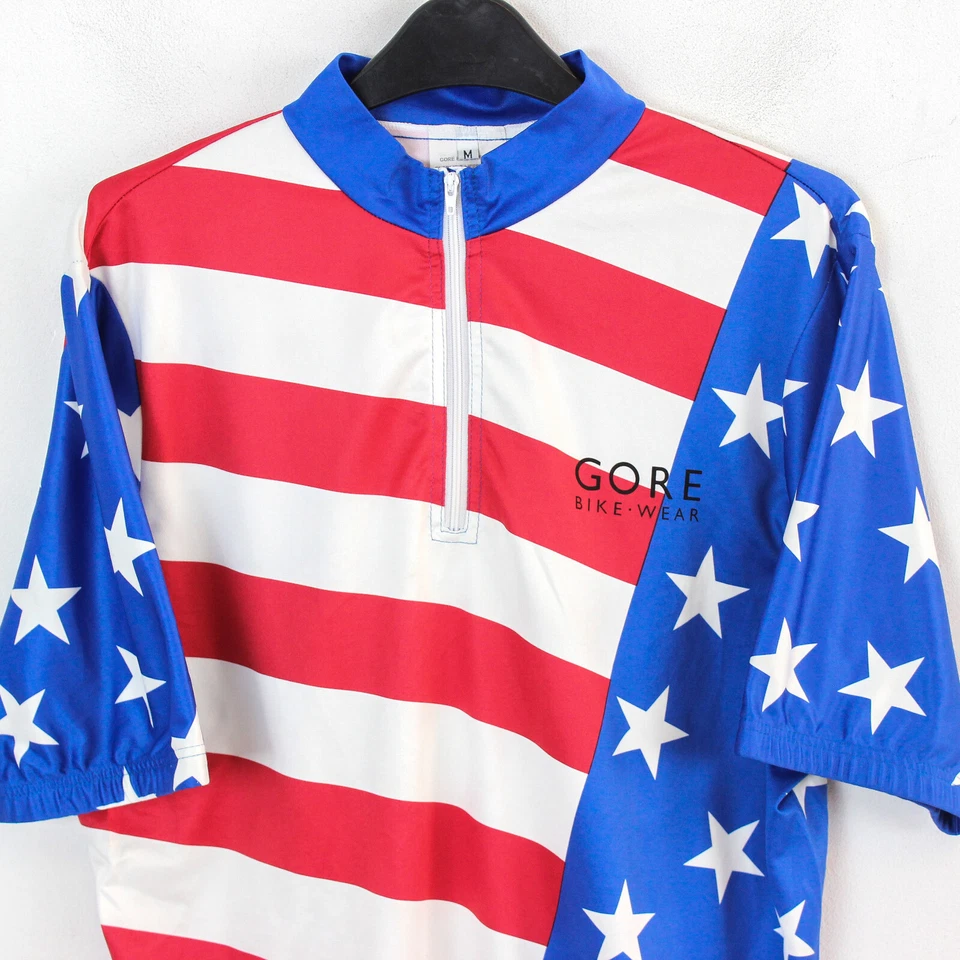 Camiseta deportiva de ciclismo Gore Bike Wear para hombre M Estados Unidos kit top bandera de Estados Unidos carreras Foto 2 de 4
