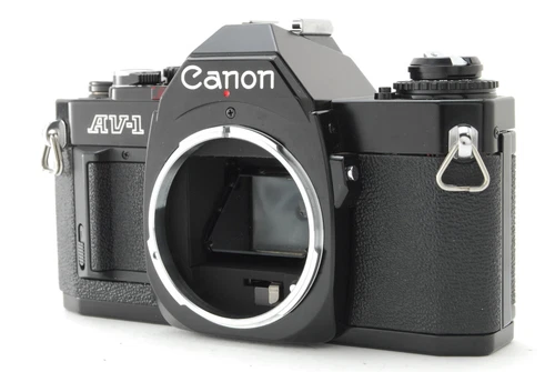 [Top MINT] Canon AV-1 Black 35mm SLR Film Camera Body From JAPAN