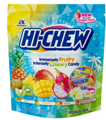 Hi-Chew Tropical Mix Chewy Candy, 12.7 oz, Bag