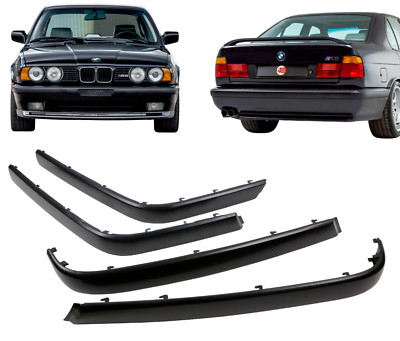 Bumper Trim Set FOR BMW E34 5-Series Front and Rear Corners L+R 
