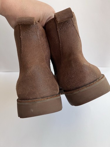 Stivali donna UGG taglia 9 Chelsea alla caviglia in pelle marrone - Foto 8 di 13