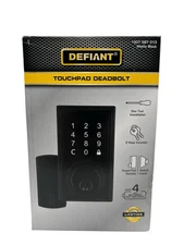 Defiant Touchpad Deadbolt Lock 1007 587 013 Matt Black (OB)