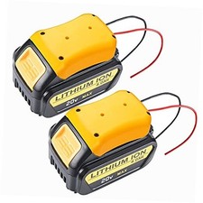 2 Packs Upgrade for DeWALT Battery Adapter Power Source Mount for Dewalt 20V